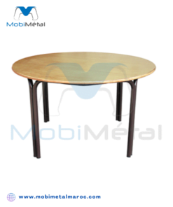 Table Ronde avec pied double